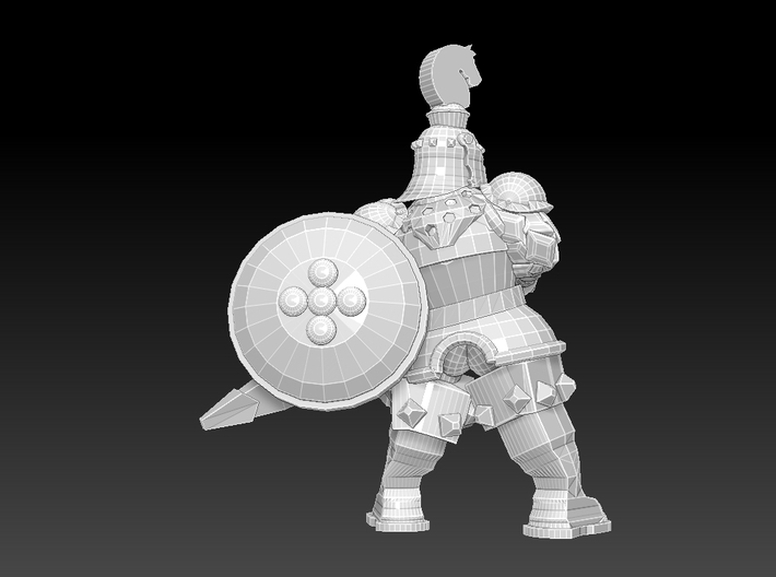 Character Series: Knight 3d printed 