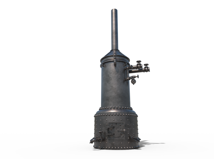 Vertical steam boiler 3d printed