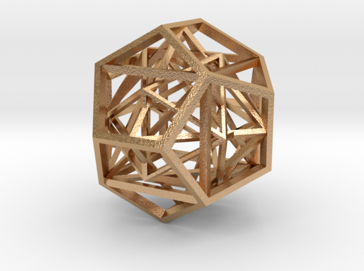 Lawal 21mm Nested Skeletal Platonic Solids 3d printed