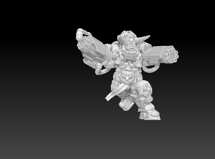 Character Series: Destroyer Charging 3d printed 