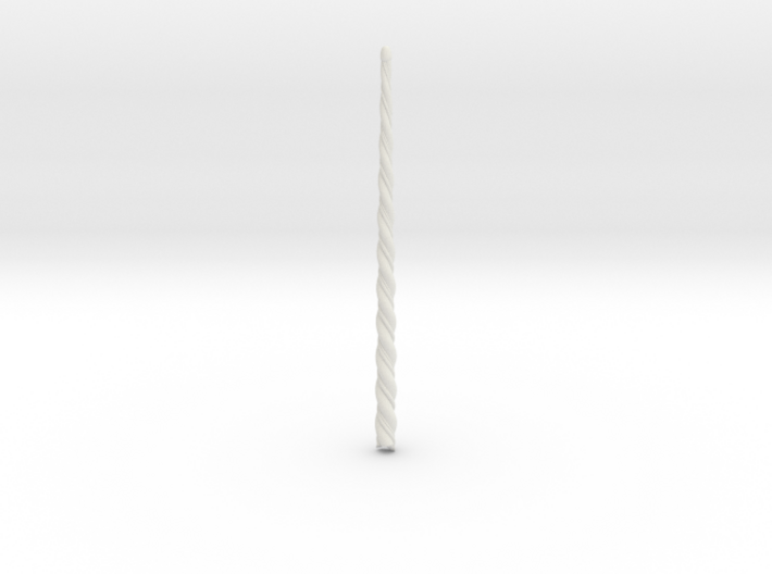 Alicorn-Horn Drumstick, RIGHT twist (roughly 2B) 3d printed