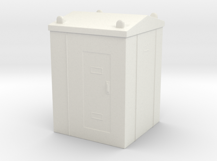 Railway Relay Cabinet 1/100 3d printed