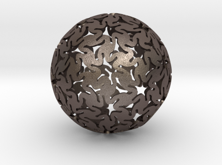 TriHex Sphere 3d printed