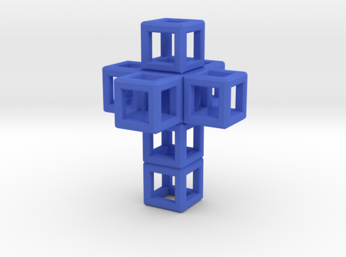 SCULPTURE: Cross 33 mm fits in Small HyperCube 3d printed