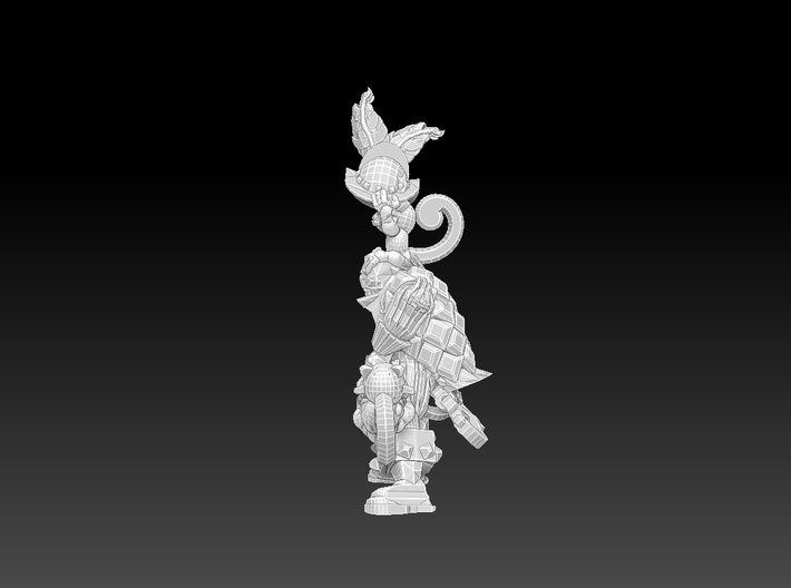 Undead Conquistador Musketeer 3d printed 