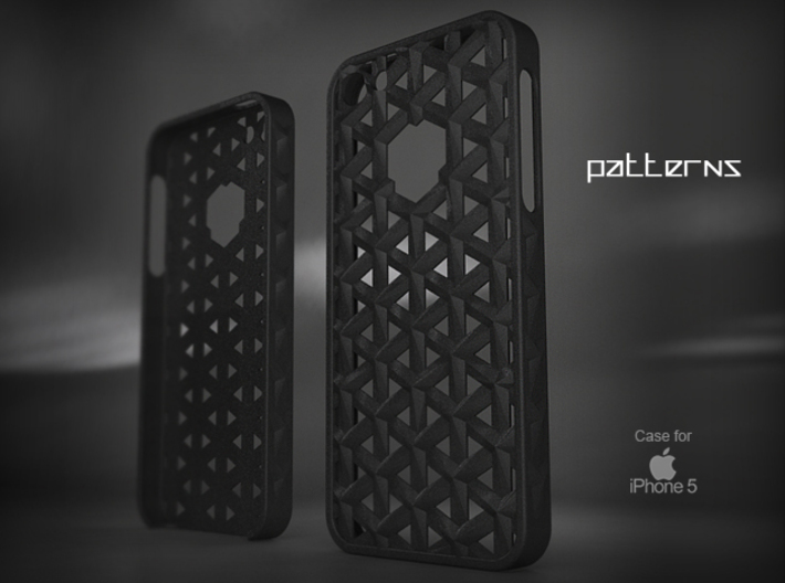 Iphone 5, 5S "Patterns" Cover Case 3d printed 