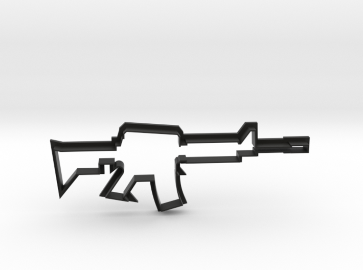 M16 Rifle Cookie Cutter 3d printed