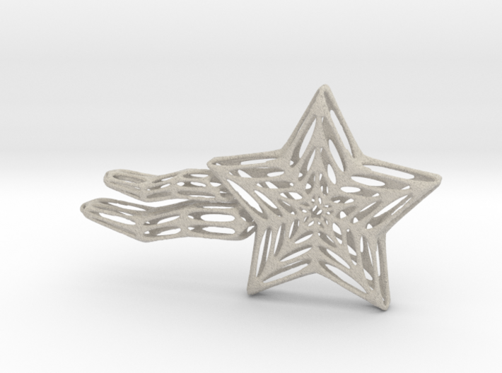 Shooting Star Voronoi 3d printed