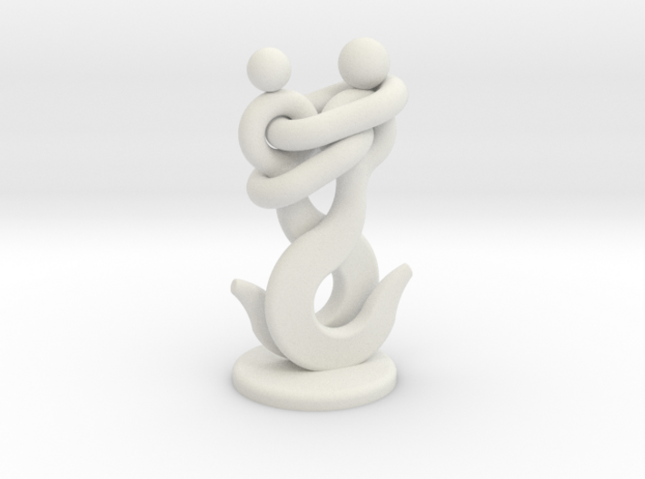 Hook couple 60MM Height 3d printed