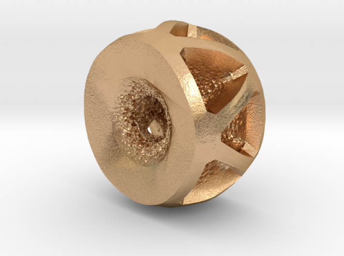 Hive-ring pendant 3d printed