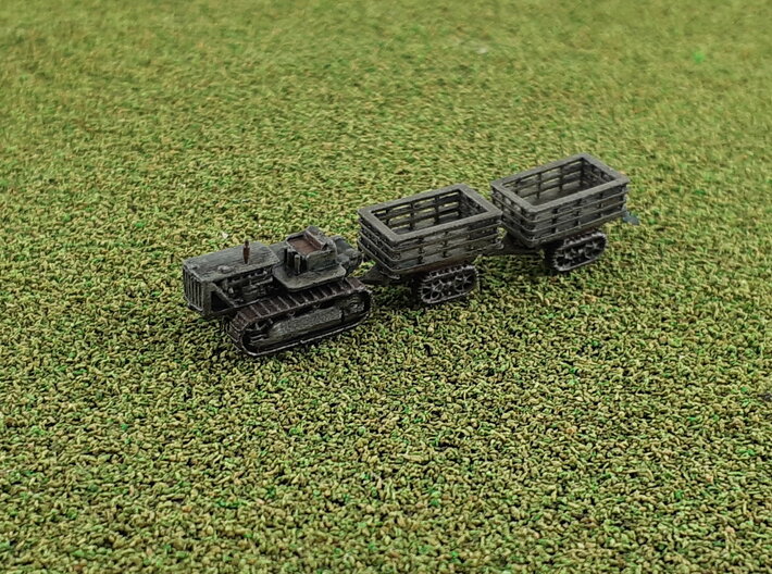 Caterpillar D8 w. Athey BT898 Trailers 1/285 3d printed