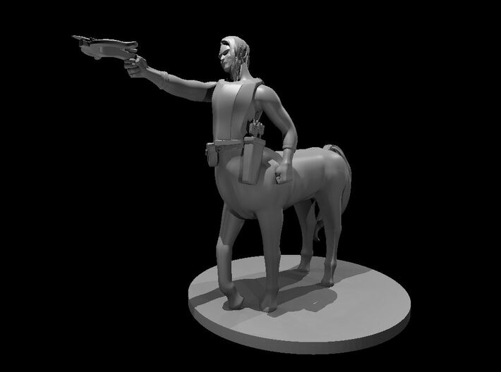 Centaur Male Sorcerer with Crossbow 3d printed