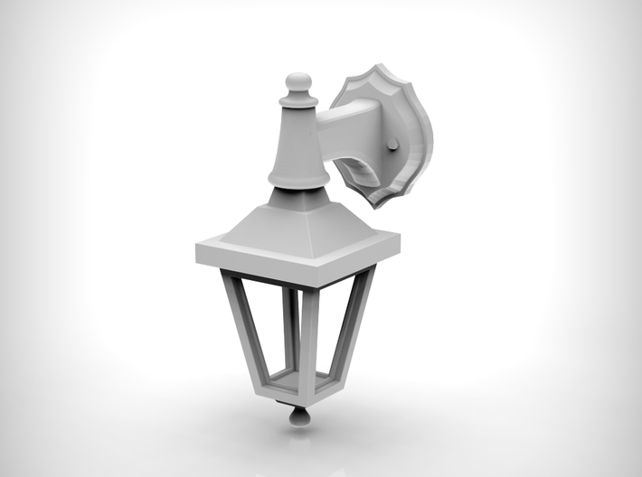Street lamp 02. 1:24 scale x2 Units 3d printed