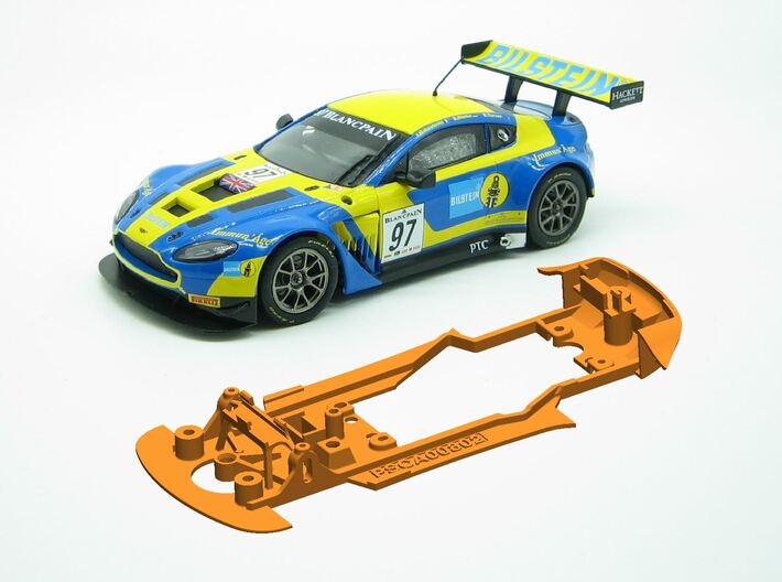 PSCA00802 Chassis Carrera Aston Martin Vantage GT3 3d printed
