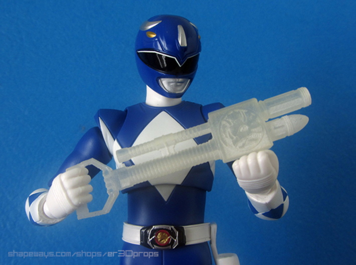 Foam Gun - Blue Ranger 3d printed