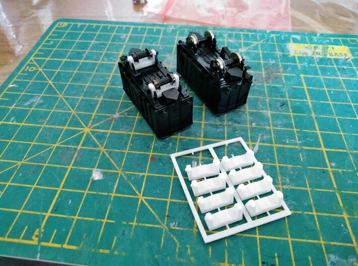N scale  6.5mm Adapter_x10 sets 3d printed 