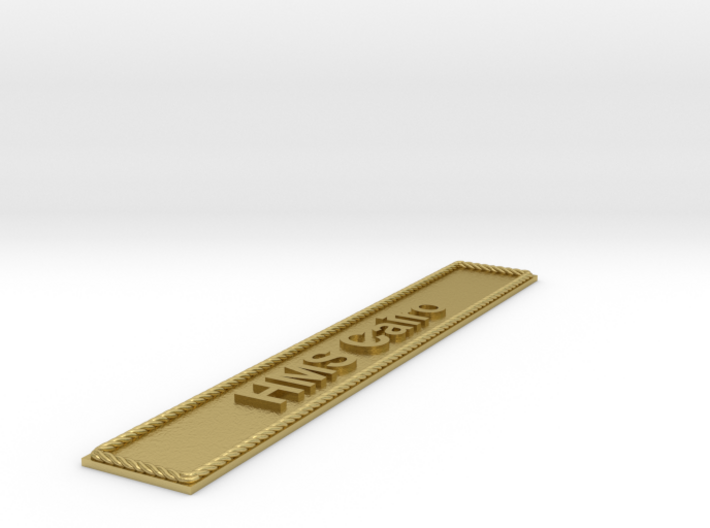 Nameplate HMS Cairo (10 cm) 3d printed