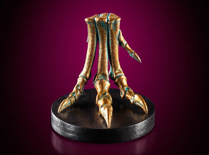 Allosaurus foot - right side, dinosaur model 3d printed 