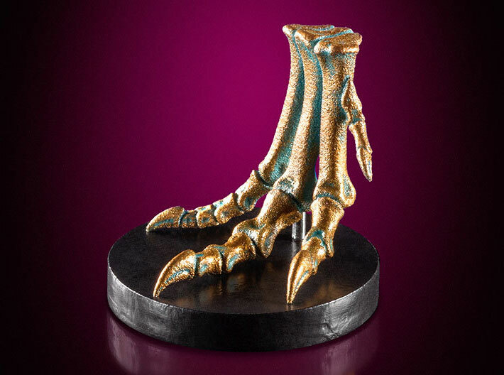 Allosaurus foot - right side, dinosaur model 3d printed 