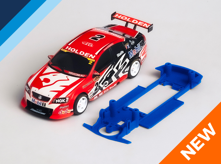 1/32 Scalextric V8 Holden Commodore VE/VF Chassis 3d printed Chassis compatible with Scalextric V8 Holden Commodore VE / VF body (not included)