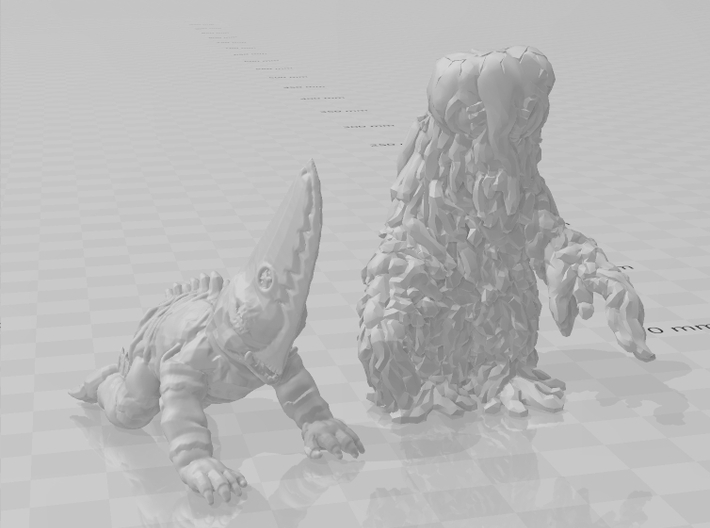 Hedorah kaiju monster 57mm miniature game fantasy  3d printed 