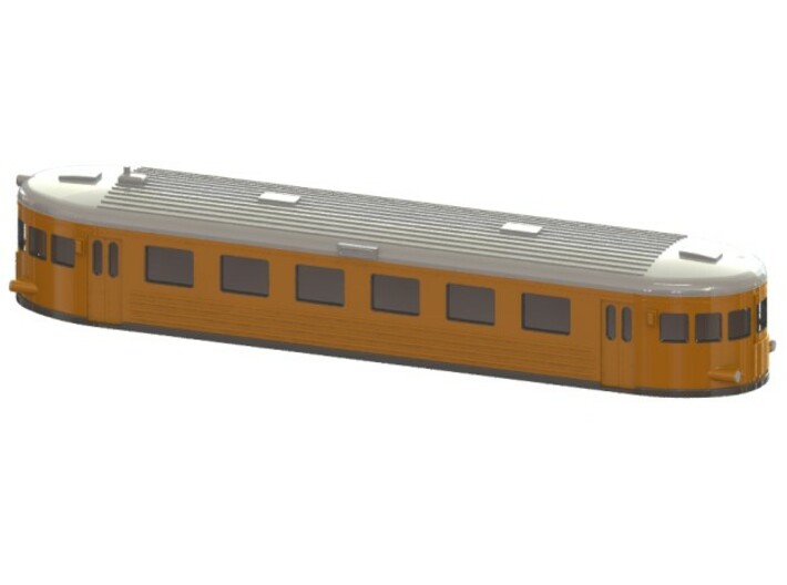 Swedish railcar Y6 / Y7 N-scale 3d printed CAD-model