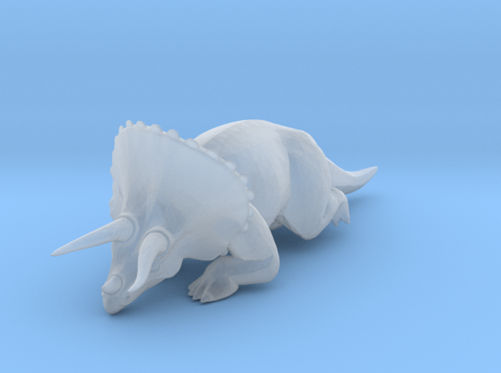 Jurassic Park RR: Triceratops (sedated) N Scale 3d printed