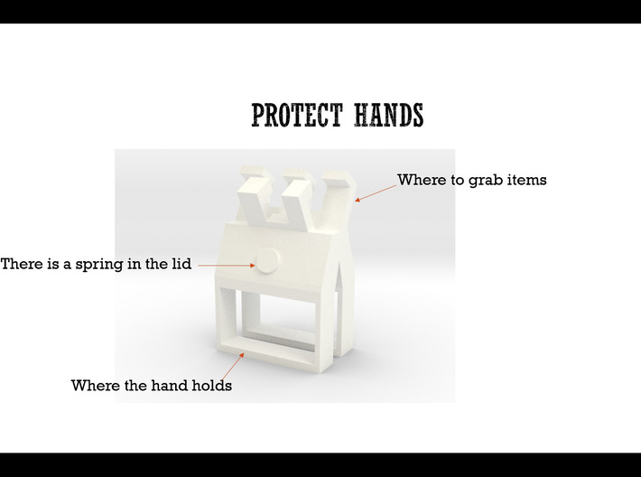 Protect hands 3d printed 