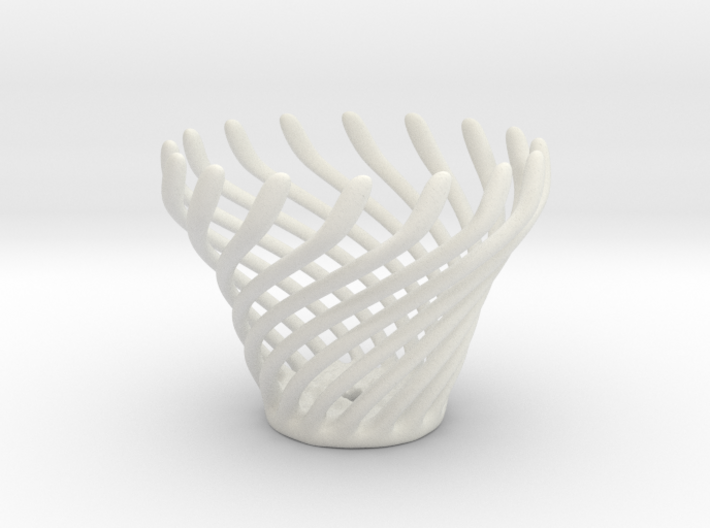 Swirly Fun Egg Cup 3d printed