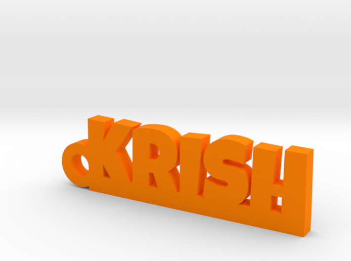 KRISH_keychain_Lucky 3d printed