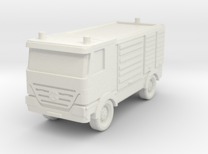 Mercedes Actros Fire Truck 1/120 3d printed