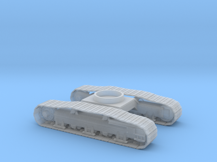 1/64th Track undercarriage for Gradall Excavator 3d printed