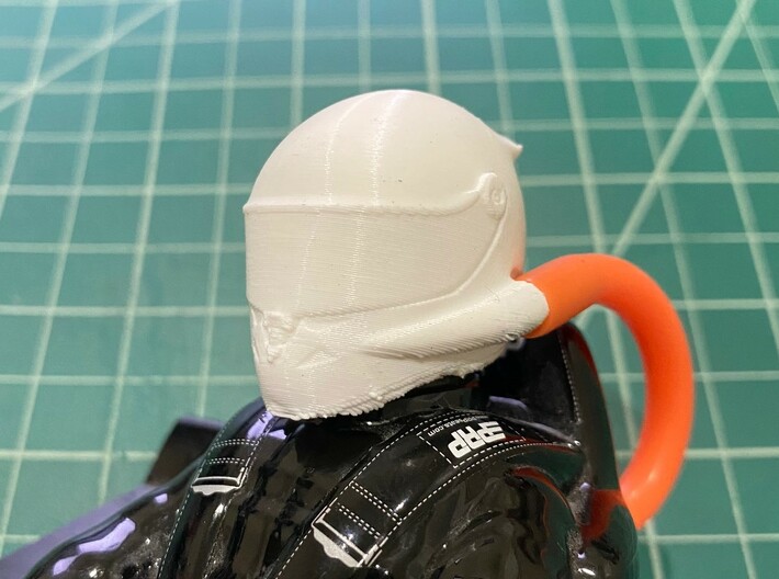 Full Face Helmet for Axial Interiors VAR.2 3d printed Prototype Shown on Bomber Interior