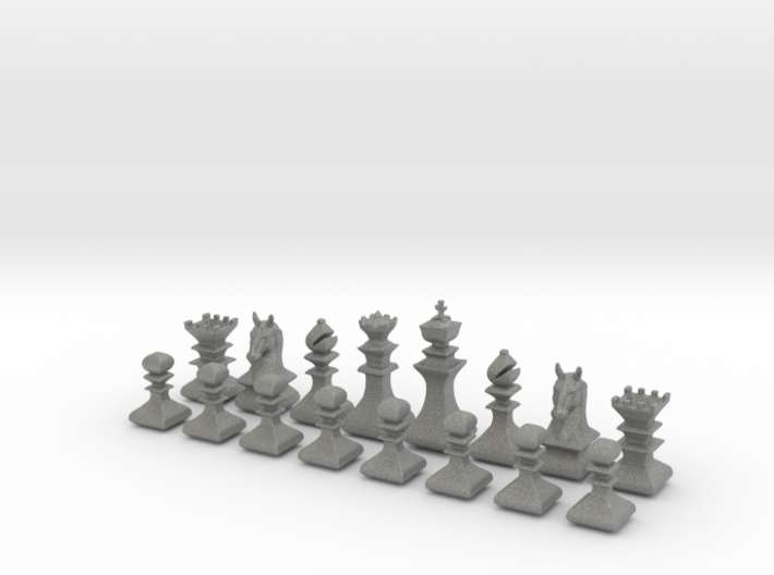 May Chess Set 3d printed