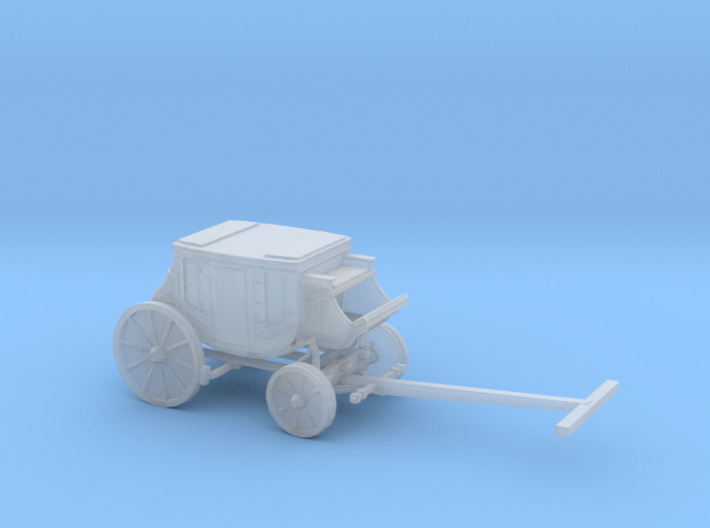 TT Scale Stagecoach 3d printed This is a render not a picture