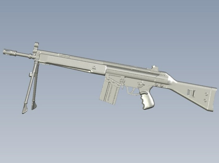 1/12 scale Heckler & Koch G-3A3 rifles B x 3 3d printed 