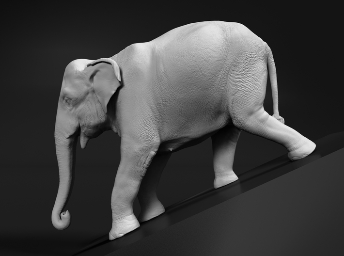 Indian Elephant 1:48 Female descends slope 3d printed