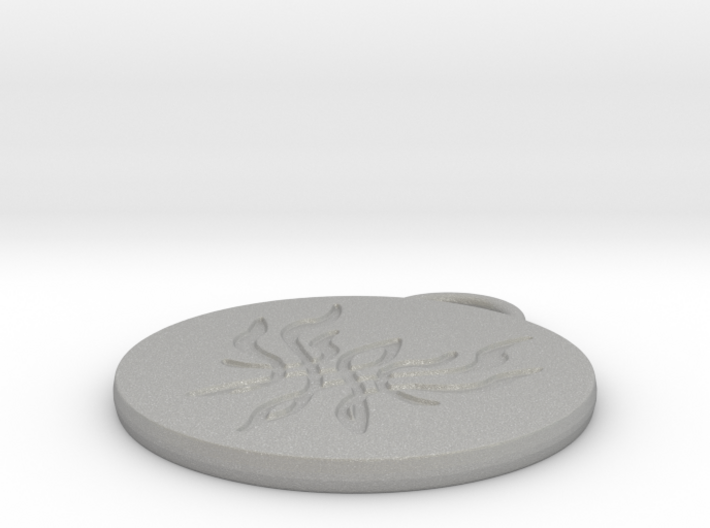 Crest of Flames Keychain - Fire Emblem Three House 3d printed