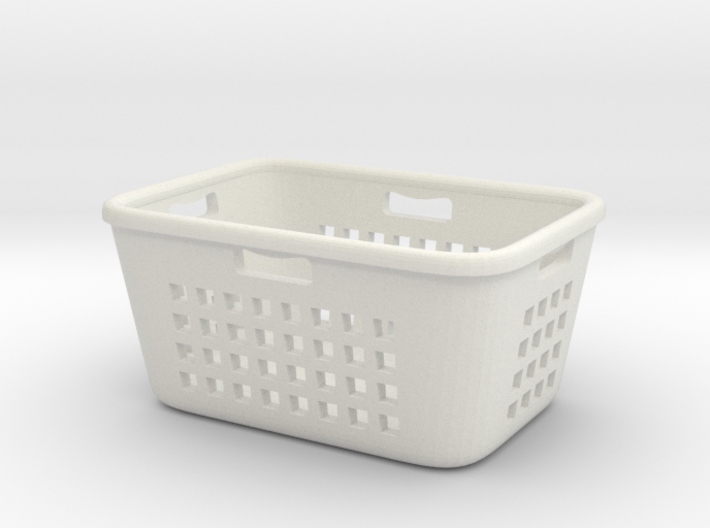 Laundry Basket 01. 1:12 Scale 3d printed 