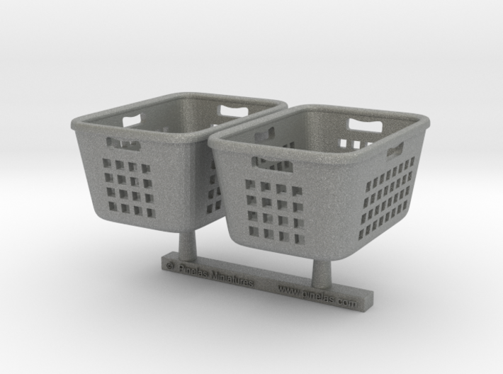 Laundry Basket 01. 1:24 Scale 3d printed