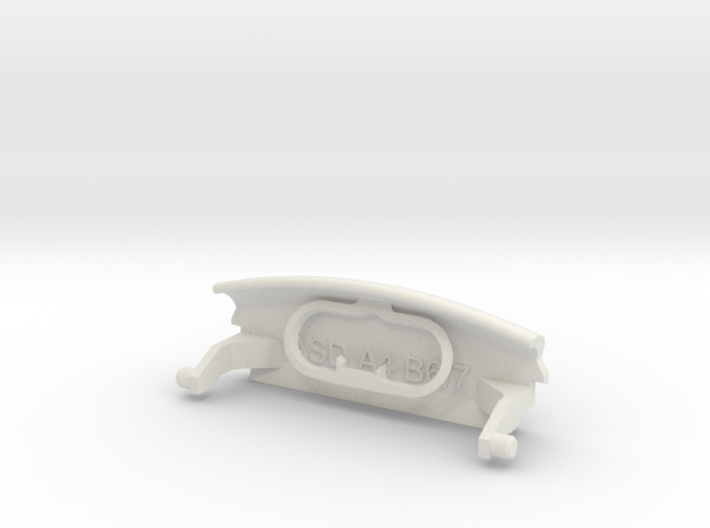 Audi A4 B6 armrest lid with spring A4 sign 3d printed