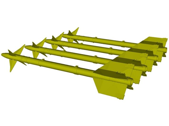 1/18 scale Raytheon AIM-9L Sidewinder missiles x 4 3d printed