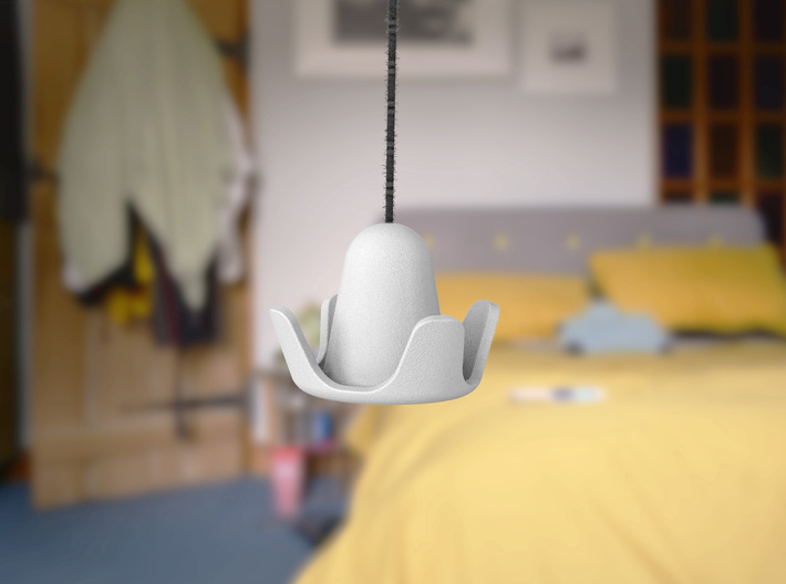 Suspended Hanging Ceiling Hook 3d printed Close up of the hook