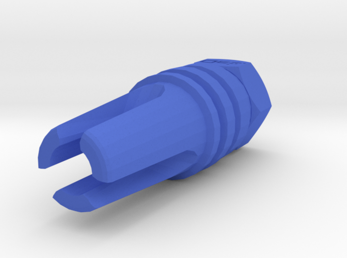 M16A1 Three Prong Muzzle Flashhider (14mm- Nylon) 3d printed