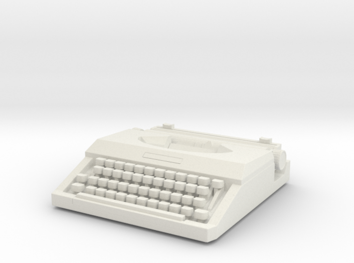 Typewriter 01. 1:12 Scale 3d printed