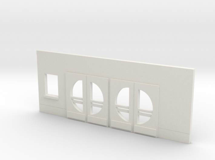 Ho Scale Rialto lower wall 3d printed This is a render not a picture