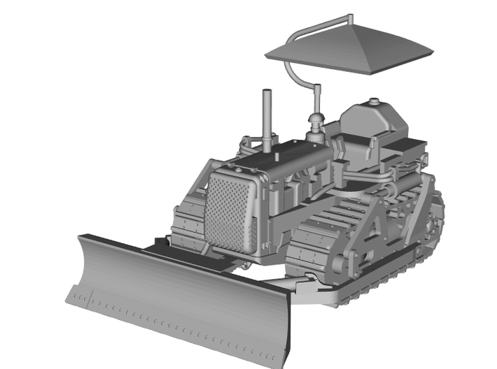 O scale  D47U Bulldozer 3d printed 