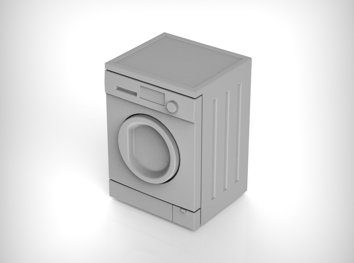 Washing Machine 01a. 1:24 Scale 3d printed