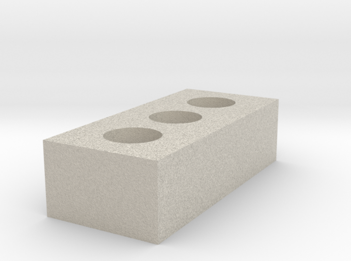 1/12 Scale Brick 3d printed