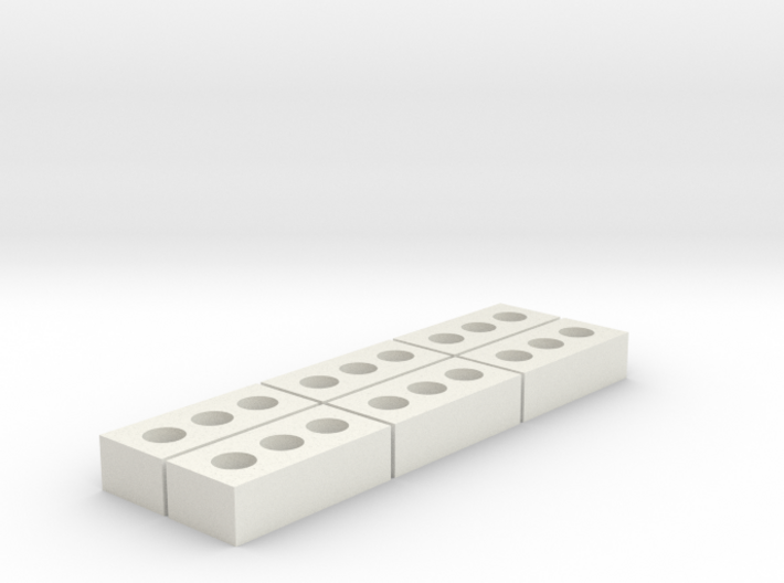 1/12 Scale Brick 6 pack 3d printed